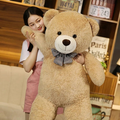 High Quality Giant American Bear Plush Doll Soft Stuffed Animal Bear Toys Kids Girls Valentine Birthday Gift Room Decor