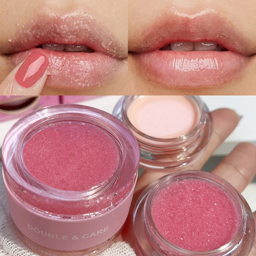 Exfoliating Lip Scrub Anti Dryness Removing Dead Skin Lighten Lip Fine Lines Hydrating Lasting Moisturizing Nourishing Lips Mask