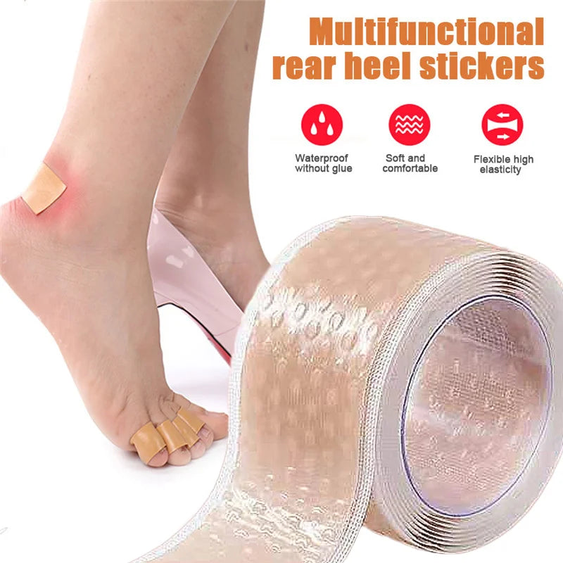 100cm/roll Silicone Anti Wear Stickers Heel Anti Friction Sticker Tape Women High Heels Foot Protection Sticker Shoe Accessories