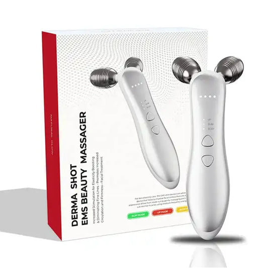 6.6% Elasticity improvement in therapy Facial Massager 3D Face Massage Roller helps improve facial sagging and lines