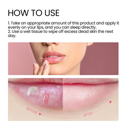 Lip Sleeping Mask Gentle Exfoliation Fading Lip Wrinkles Improving Dryness And Peeling Nourishing Moisturizing Lip Care Products