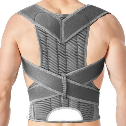 Magnetic Bar Shoulder Bone Care Support Correction Back Brace Straightener Posture Corrector Vest Scoliosis Back Orthopedic Belt