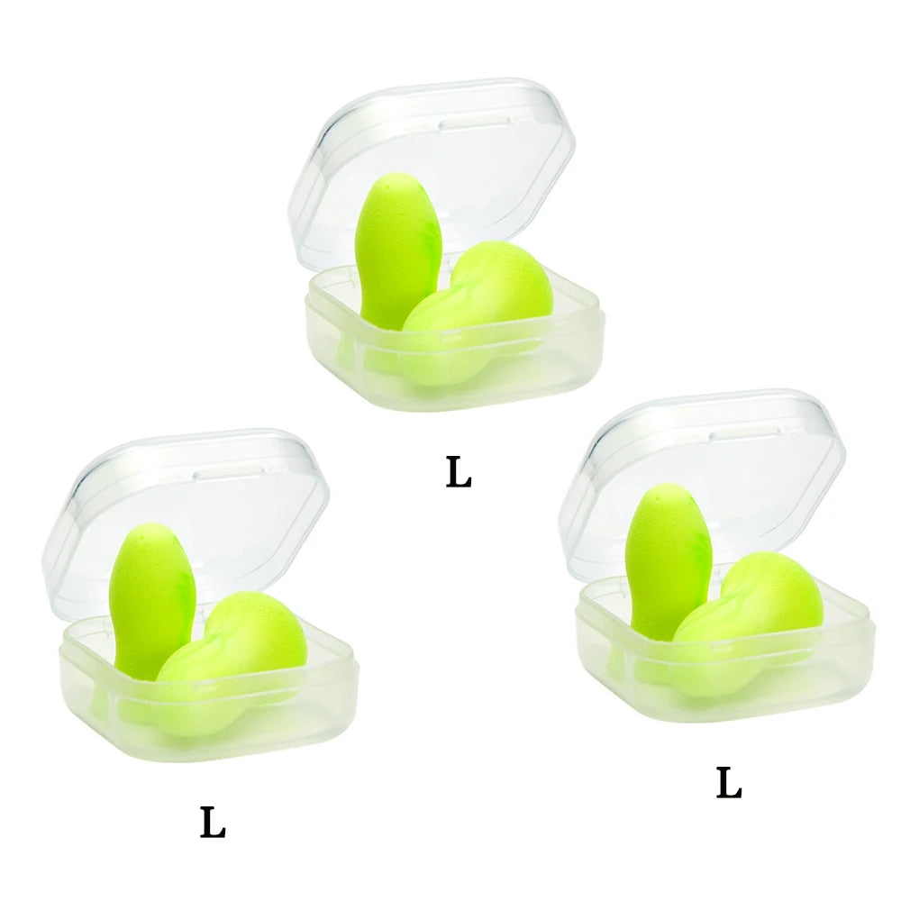 S/M/L Soundproof Sleeping Ear Plugs Earplugs For Sleeping Special Mute Soft Slow Rebound Student Anti-Noise Protection Earplug