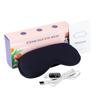 Electric Vibration Eye Massager Heated Eye Mask Wireless Relieve Eye Strain Dark Circles Dry Eye Fatigue Relief Sleeping Mask