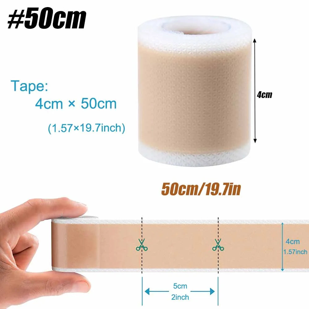 1 Roll Silicone Scars Sheets Keloid Bump Removal Strips,Scars Reducing Treatments Surgical Scars,Burn,Tummy Tucks,Acne,C-Section