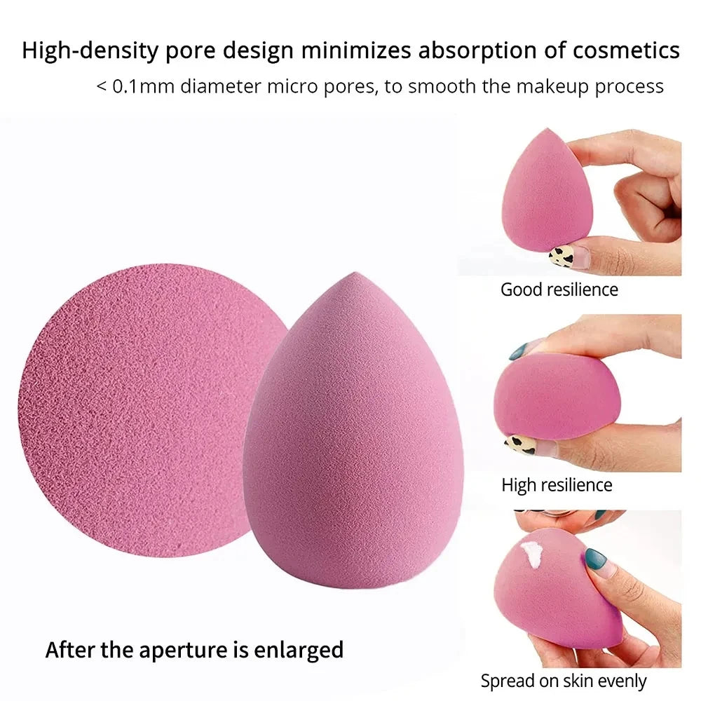 4pcs Makeup Sponge Set Face Beauty Powde Beauty Egg Foundation Sponges Cosmetic Puff  Women Make Up Accessories Beauty Tools