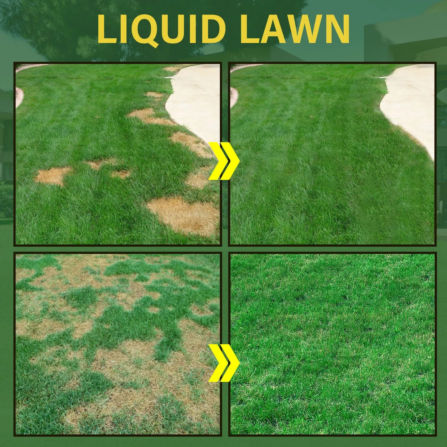 Green Grass Lawn Spray Grass Liquid Lawn Paint Household Seeding Lawn Greening Spray Repair Green Grass for Gardens Farms Ground