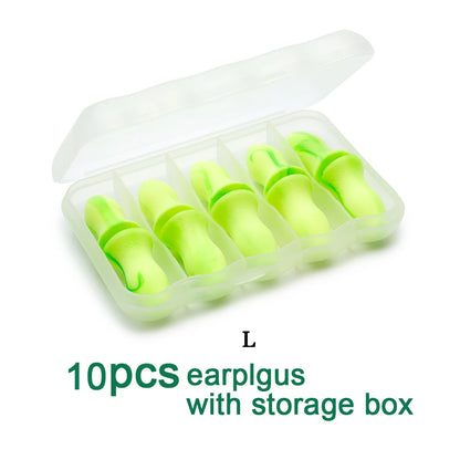 S/M/L Soundproof Sleeping Ear Plugs Earplugs For Sleeping Special Mute Soft Slow Rebound Student Anti-Noise Protection Earplug