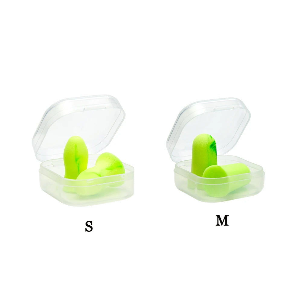 S/M/L Soundproof Sleeping Ear Plugs Earplugs For Sleeping Special Mute Soft Slow Rebound Student Anti-Noise Protection Earplug