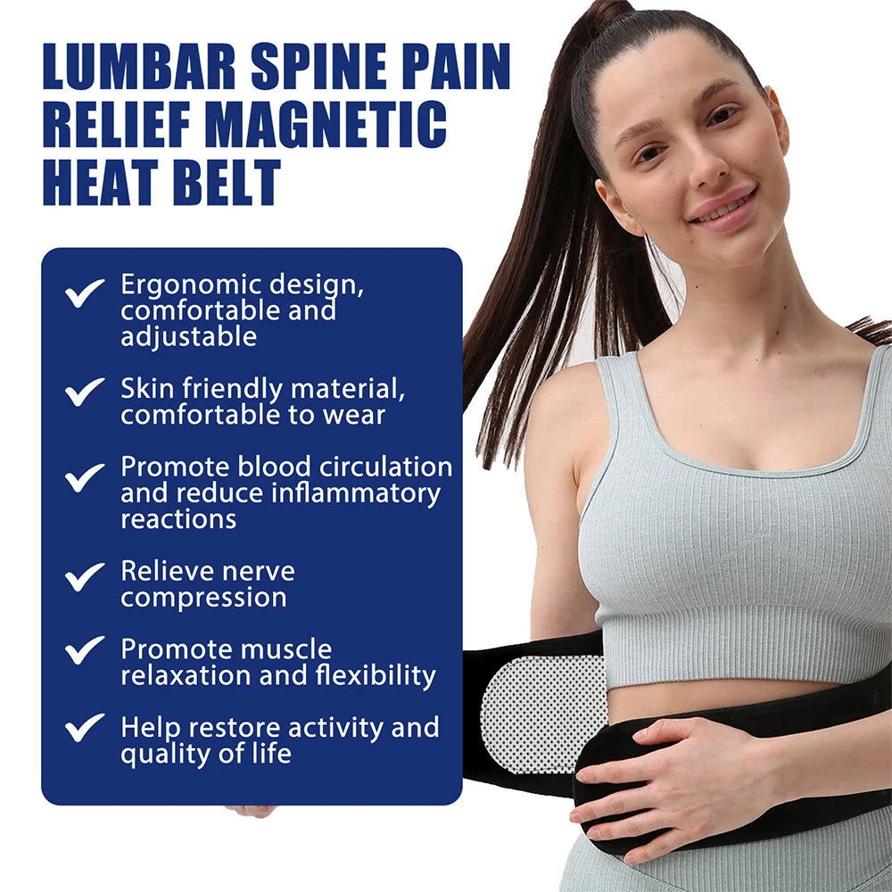 Self Heating Lower Back Supports Magnetic Therapy Lumbar Waist Bandage Posture Corrector Spine Shoulder Posture Correction Belt