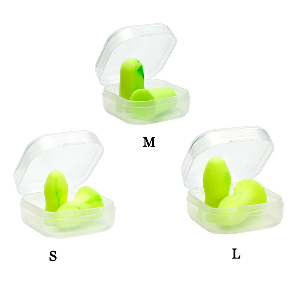 S/M/L Soundproof Sleeping Ear Plugs Earplugs For Sleeping Special Mute Soft Slow Rebound Student Anti-Noise Protection Earplug