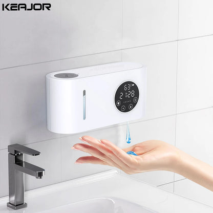 Automatic Liquid Soap Dispenser 500ML Wall Mount Hand Wash Dispenser Rechargeable Touchless Sensor Soap Dispenser for Bathroom