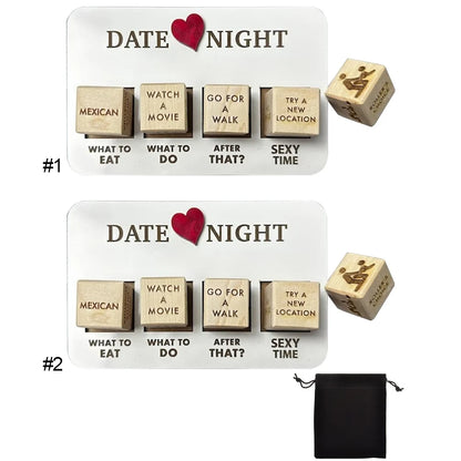 Date Night Dice Kit Romantic What to Do Date Night for Couples Lovers Day Date Night Party Dice Toy Anniversary Valentines Gift