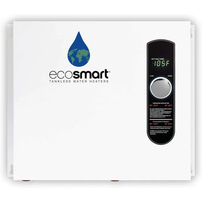 ECO 36 36kw 240V Electric Tankless Water Heater, White