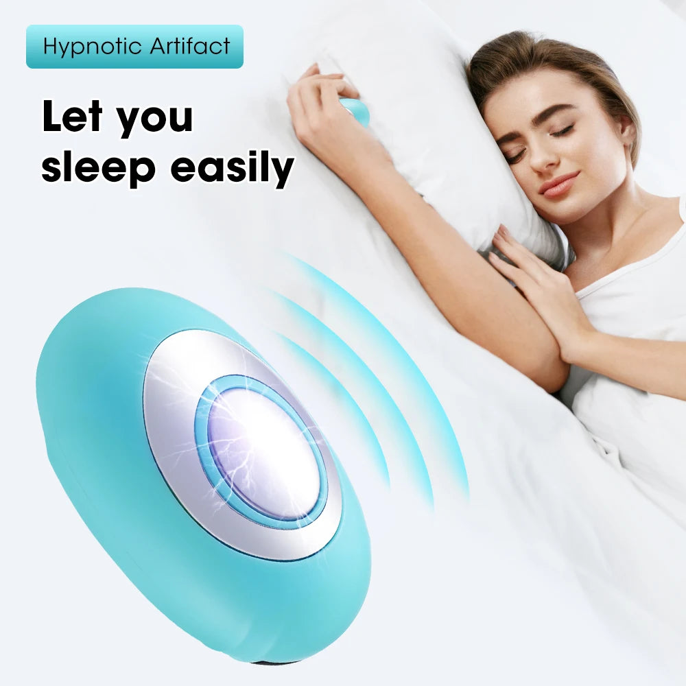 Sleep Aid Insomnia Relief Microcurrent Handheld Hypnosis CES Mental Stress Anxiety Depression Eliminat Relax with Sling Brain