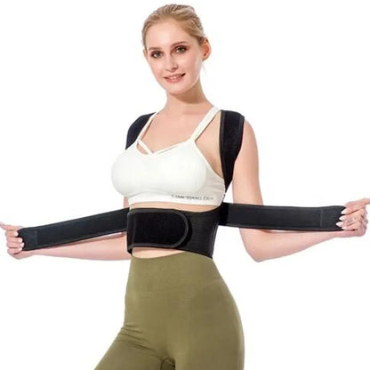 Magnetic Bar Shoulder Bone Care Support Correction Back Brace Straightener Posture Corrector Vest Scoliosis Back Orthopedic Belt