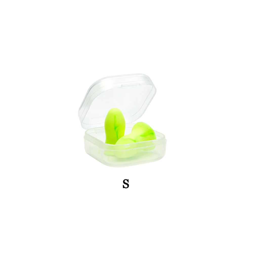 S/M/L Soundproof Sleeping Ear Plugs Earplugs For Sleeping Special Mute Soft Slow Rebound Student Anti-Noise Protection Earplug