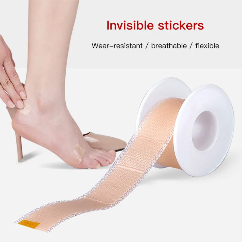 100cm/roll Silicone Anti Wear Stickers Heel Anti Friction Sticker Tape Women High Heels Foot Protection Sticker Shoe Accessories