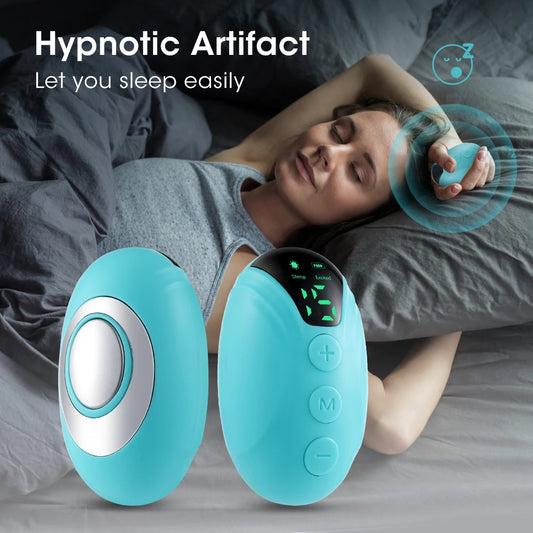 Sleep Aid Insomnia Relief Microcurrent Handheld Hypnosis CES Mental Stress Anxiety Depression Eliminat Relax with Sling Brain