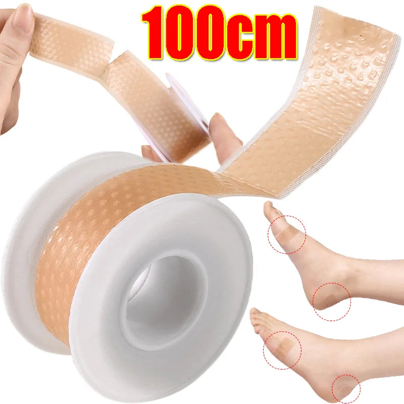 100cm/roll Silicone Anti Wear Stickers Heel Anti Friction Sticker Tape Women High Heels Foot Protection Sticker Shoe Accessories