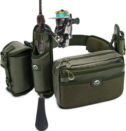 Fishing Tackle Bag, Adjustable Wader Belt, Fanny Fishing Storage Pack, Fly Fishing Bag - Stylish, Multi-Functional, and More