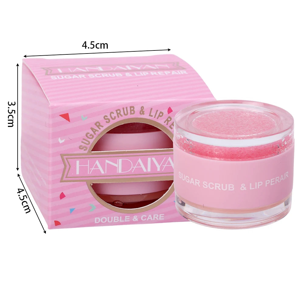 Exfoliating Lip Scrub Anti Dryness Removing Dead Skin Lighten Lip Fine Lines Hydrating Lasting Moisturizing Nourishing Lips Mask