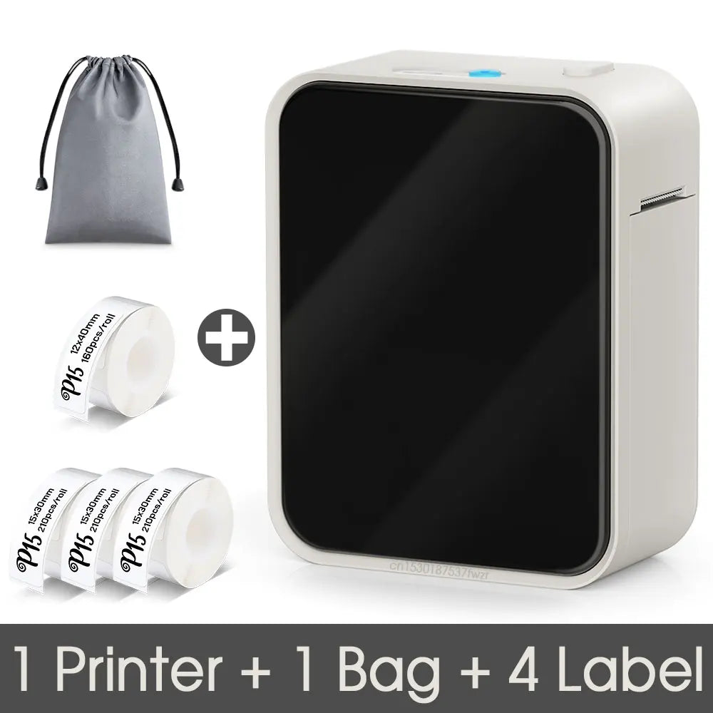 Pristar P15 Label Printer Portable Inkless Bluetooth Mini Label Machine Similar to D30 Labeller D11 D101 D110 Thermal Printer