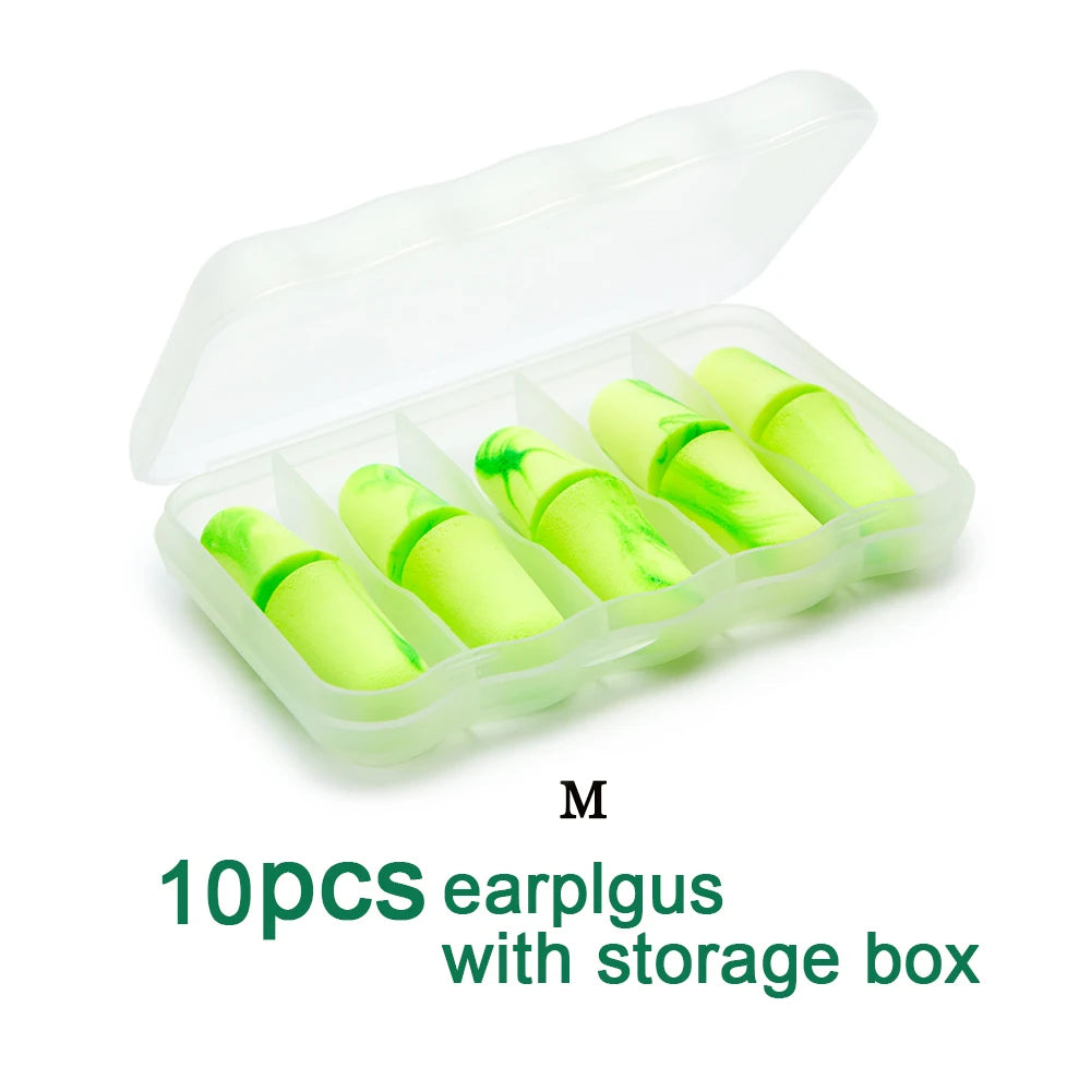 S/M/L Soundproof Sleeping Ear Plugs Earplugs For Sleeping Special Mute Soft Slow Rebound Student Anti-Noise Protection Earplug