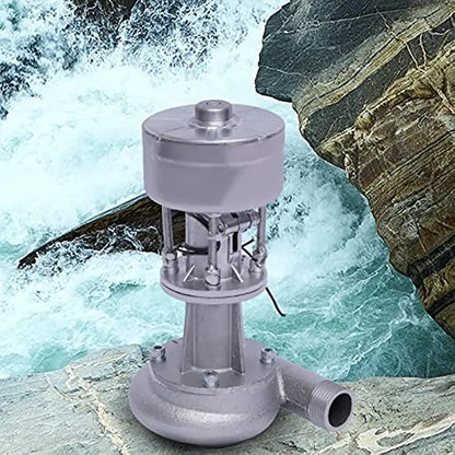 Micro Hydroelectric Generator Portable Hydro Power Station Aluminum Alloy Water Turbine Generator 500W