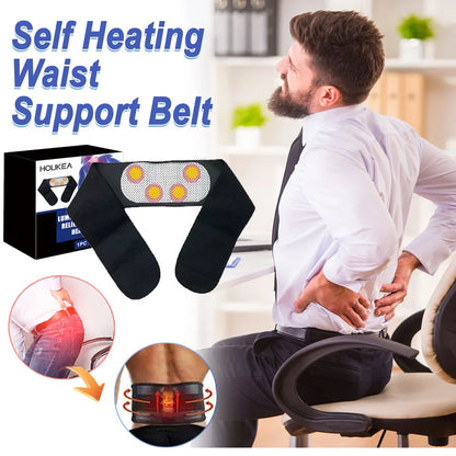 Self Heating Lower Back Supports Magnetic Therapy Lumbar Waist Bandage Posture Corrector Spine Shoulder Posture Correction Belt