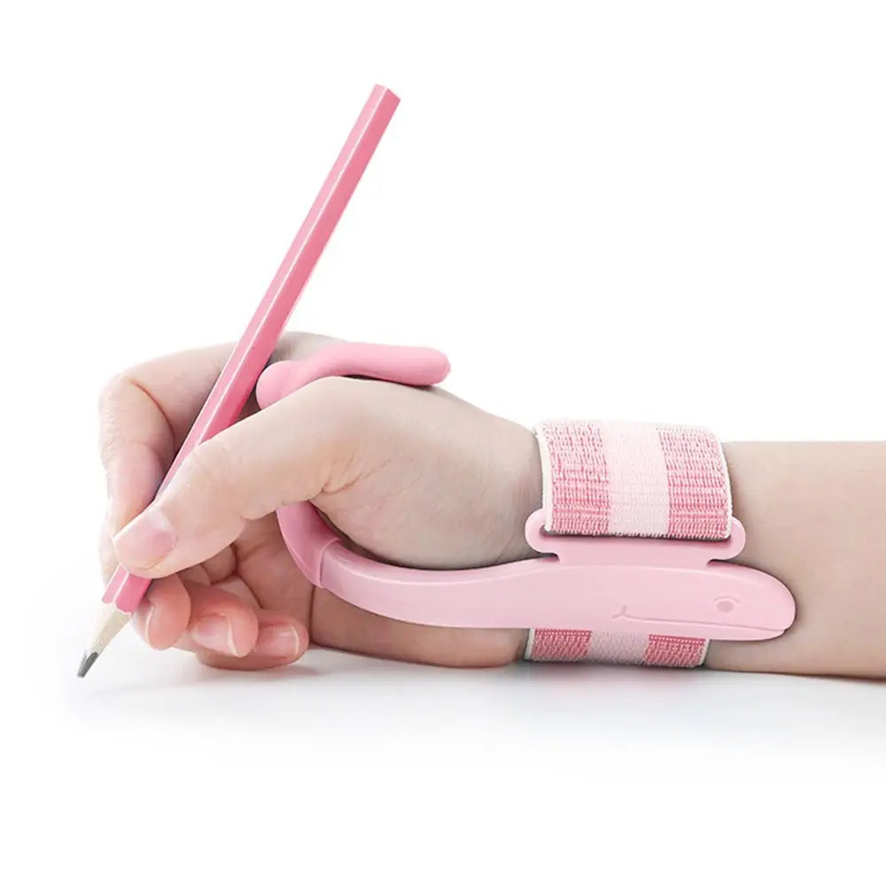 Children's Writing Posture Correction Pencil Holding Posture Correction Anti Hook Wrist Aid Handwriting Wrist Brace Tool